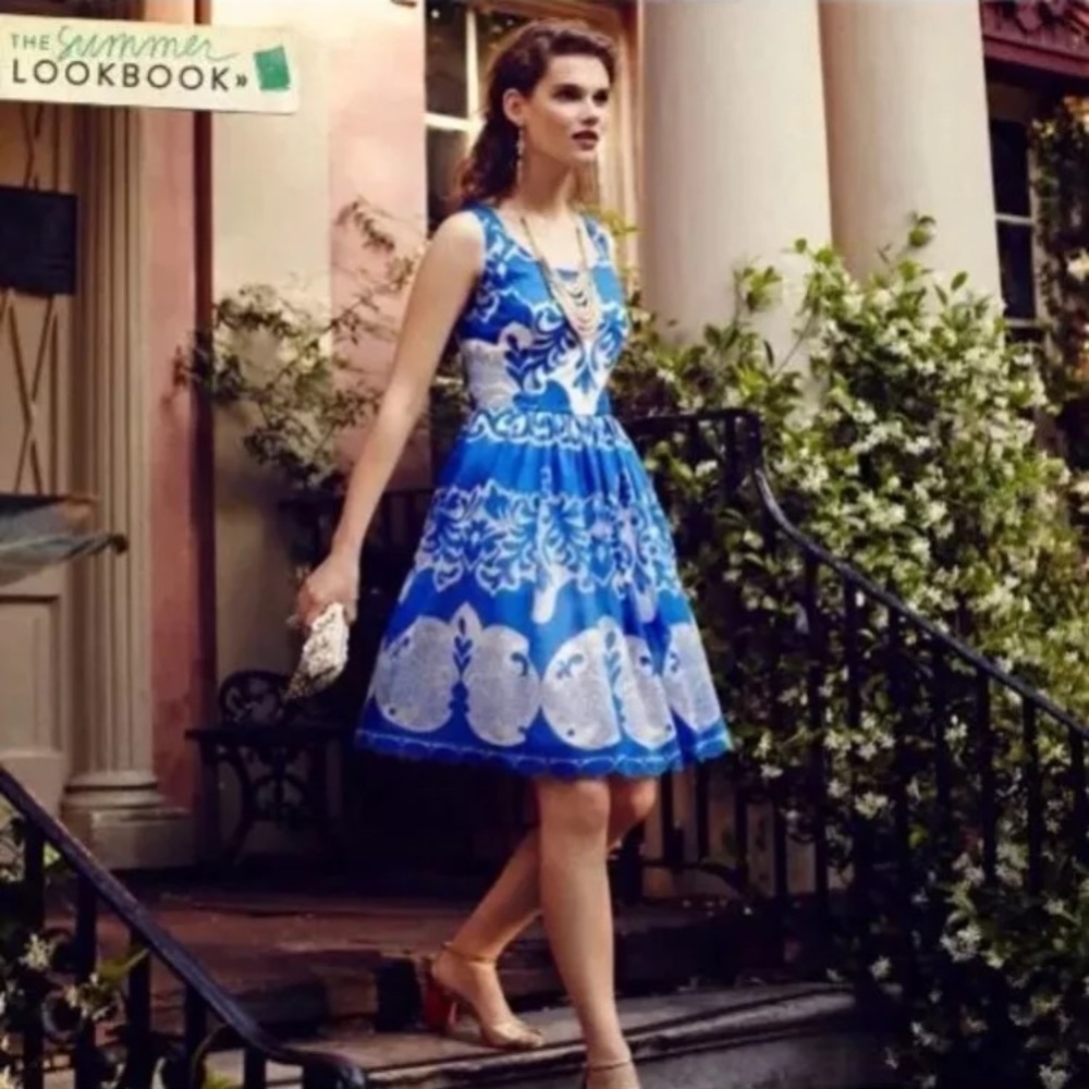 Anthropologie Azure Plenty By Tracy Reese Sz 10 🦄
